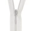 Invisible Zip- 25cm (10 Inch)- 101 WHITE