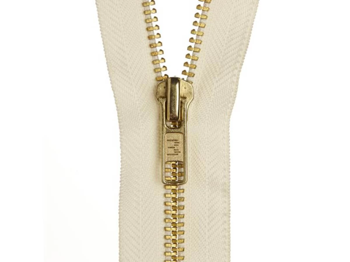 Metal Zip- Open End- 70cm (28 Inch)- 102 CREAM 3 Metal Zip- Open End- 70cm (28 Inch)- 102 CREAM