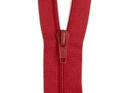 Open End Zip- 90cm (36 Inch)- 145 RED