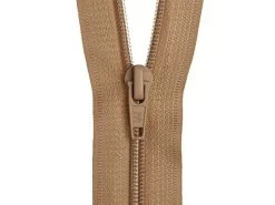 Open End Zip- 61cm (24 Inch)- 298 FAWN