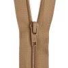 Open End Zip- 30cm (12 Inch)- 298 FAWN -Clothing Fabrics Shop 131030 298fawn a