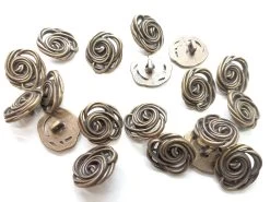 20mm Rosette Button- FB313