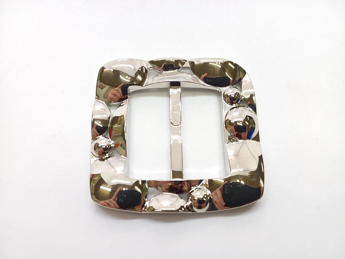 40mm Silver Slider Buckle- RW539 3 40mm Silver Slider Buckle- RW539