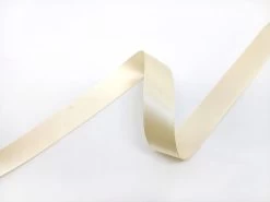 Double Sided Satin Ribbon- 25mm- 9790 PEARL