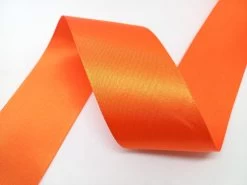 Double Sided Satin Ribbon- 50mm- 42/677 FLAME