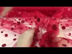 Sequin Spot Glitter Net- Red #2910 -Clothing Fabrics Shop hqdefault 20 27