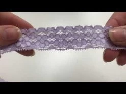 25mm Stella Stretch Lace Trim- Purple #243 -Clothing Fabrics Shop hqdefault 20 39