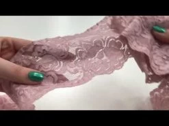 85mm Giselle Stretch Floral Lace Trim- French Rose #262 -Clothing Fabrics Shop hqdefault 20 53