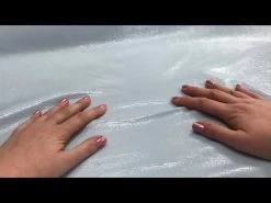 Crinkle Look PVC Vinyl- Crystal Blue #4106 -Clothing Fabrics Shop hqdefault 21 61