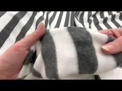 Striped Fleece- Dark Grey #5066 -Clothing Fabrics Shop hqdefault 28 82