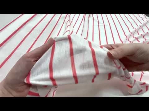 Thin Stripe Lightweight Jersey- Grapefruit #5194 6 Thin Stripe Lightweight Jersey- Grapefruit #5194 - Image 4