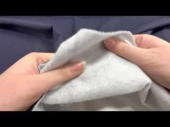 *Seconds* Retro Fleece- Shadow Navy #5304- Reduced From $11.95m -Clothing Fabrics Shop hqdefault 32 121