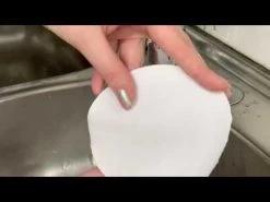 Water Resistant Peachskin Microfibre- White #5700 -Clothing Fabrics Shop hqdefault 39 1