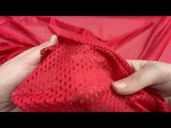 Basketball Mesh- Red #5741 -Clothing Fabrics Shop hqdefault 39 28