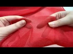 3D Honeycomb Sandwich Mesh- Red Hot #6171 7 3D Honeycomb Sandwich Mesh- Red Hot #6171 -Clothing Fabrics Shop hqdefault 41 271