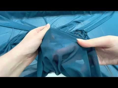2-Way Stretch Mesh- Dark Teal #6328 5 2-Way Stretch Mesh- Dark Teal #6328 - Image 3