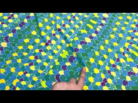 85cm Panel- Crayon Scales Spandex #6107 5 85cm Panel- Crayon Scales Spandex #6107 - Image 3