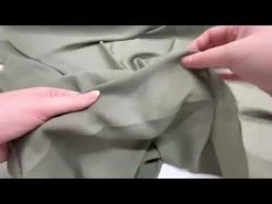 Georgette- Moss Khaki #6494 7 Georgette- Moss Khaki #6494 -Clothing Fabrics Shop hqdefault 42 114