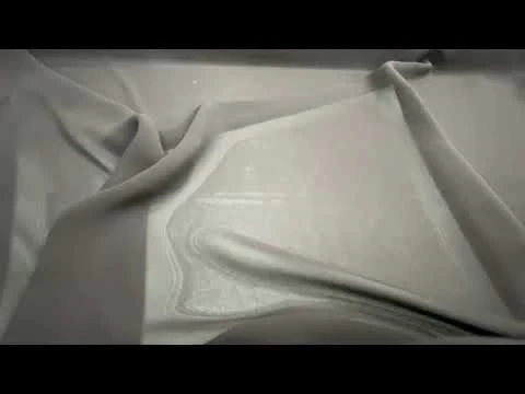 Sheer Viscose Crepe- Dark Eggplant #6884 5 Sheer Viscose Crepe- Dark Eggplant #6884 - Image 3