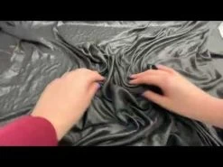 Wet Look Chiffon- Shiny Black #6941 7 Wet Look Chiffon- Shiny Black #6941 -Clothing Fabrics Shop hqdefault 45 68