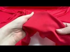 Sports Eyelet Jersey- Bold Red #7455 -Clothing Fabrics Shop hqdefault 57 19