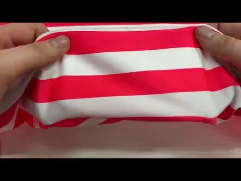 Neon Watermelon Stripe Spandex #7834 5 Neon Watermelon Stripe Spandex #7834 - Image 3