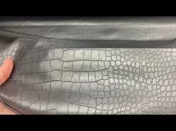 Crocodile Jungle PVC Vinyl- Black #8115 -Clothing Fabrics Shop hqdefault 65 45