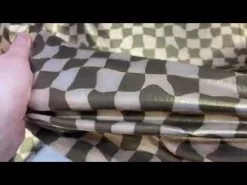 Melted Checkerboard Foile On Spandex #8264 7 Melted Checkerboard Foile On Spandex #8264 -Clothing Fabrics Shop hqdefault 68 1