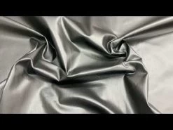 Wet Look Coated Stretch Denim- Oil Black #9094 -Clothing Fabrics Shop hqdefault 68 128