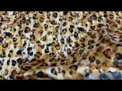 Golden Leopard Lightweight Satin #8523 -Clothing Fabrics Shop hqdefault 68 16