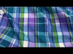 Pastel Tartan Sorbtek® Moisture Management Micro Eyelet Knit #8611 -Clothing Fabrics Shop hqdefault 68 29