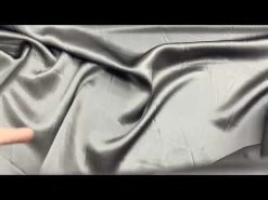 Silk Satin- Puff Of Smoke Grey #8690 -Clothing Fabrics Shop hqdefault 68 57