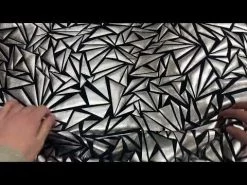 Shatter Shards Foile Spandex- Black Universe #8712 -Clothing Fabrics Shop hqdefault 68 73