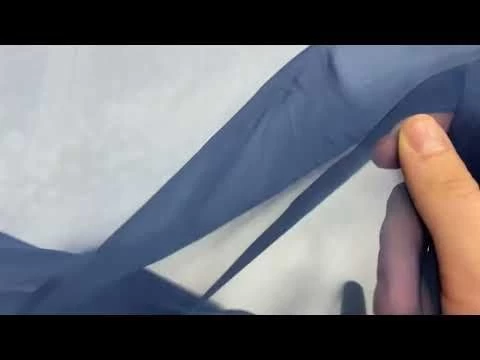 Silk Organza- Atlantic Blue #8865 5 Silk Organza- Atlantic Blue #8865 - Image 3