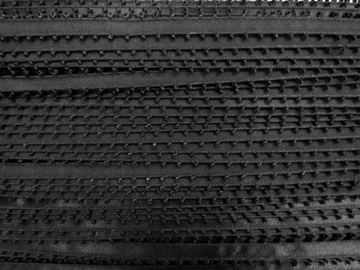 11mm Satin Loop Ribbon- Black #T046 3 11mm Satin Loop Ribbon- Black #T046