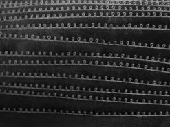 38mm Velvet Loop Ribbon- Black #T048