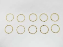 25mm Rings- Gold- 10pk- RW482