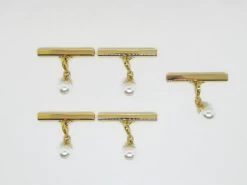 40mm Webbing Crimp With Pearl- RW488