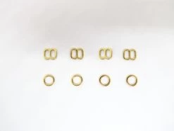 6mm Lingerie Strap Kit- Gold- 8pcs- RW492