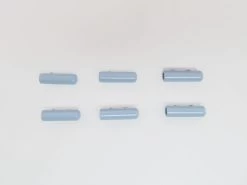 3mm Cord Ends Sweet Blue- 6pk - RW610