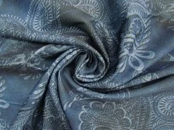 Paisley Sorbtek® Moisture Management Micro Eyelet Knit- Blue #8609