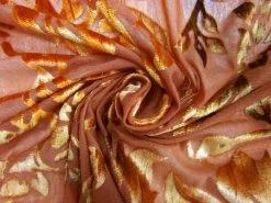 Victorian Garden Devoré Stretch Velvet #8633