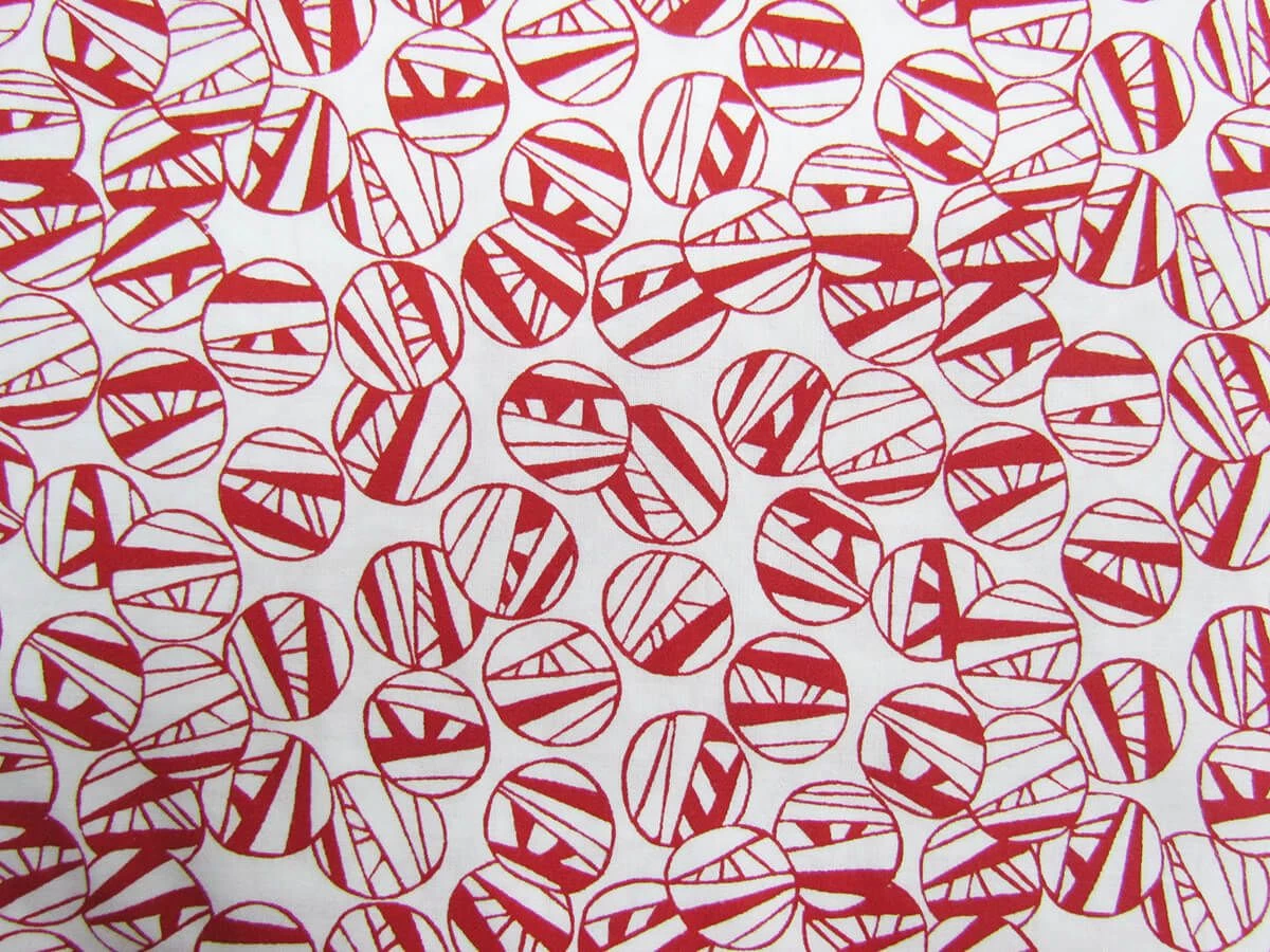 Jumble Cotton- Red #2787 3 Jumble Cotton- Red #2787