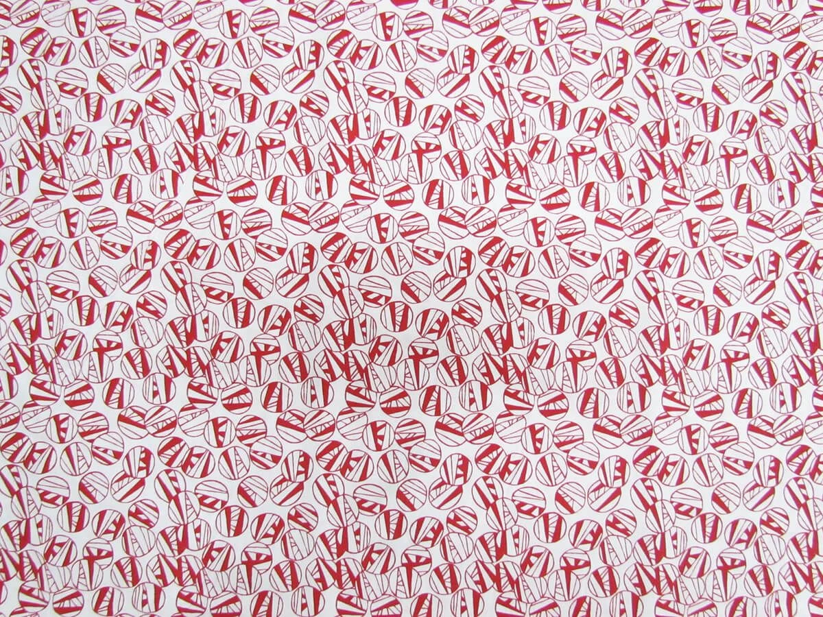 Jumble Cotton- Red #2787 4 Jumble Cotton- Red #2787 - Image 2