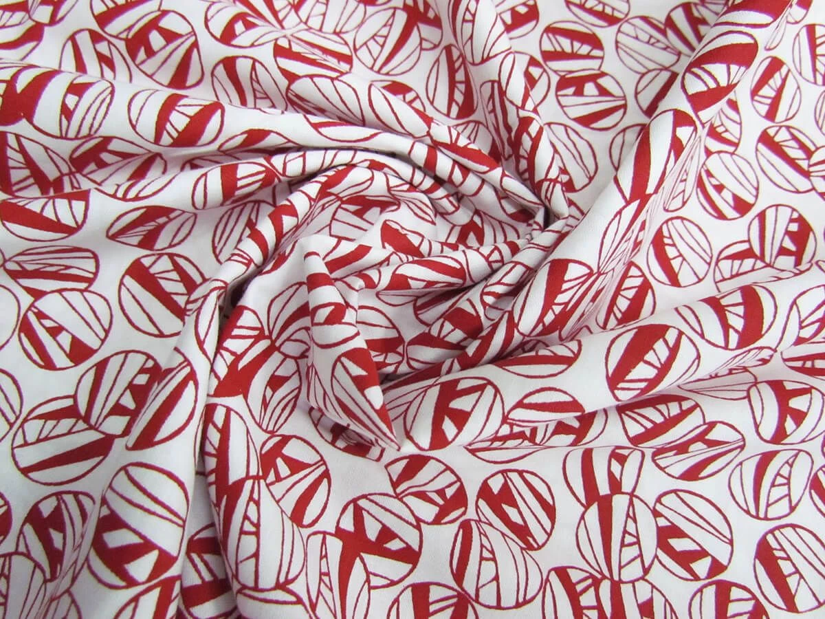 Jumble Cotton- Red #2787 5 Jumble Cotton- Red #2787 - Image 3