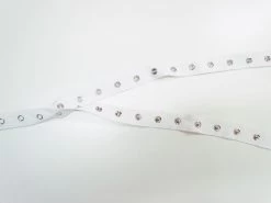 20mm Metal Snap Cotton Tape- White #608 -Clothing Fabrics Shop img 0705 3