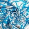 Shatter Shards Foile Spandex- Bayside Blue #8709 -Clothing Fabrics Shop img 0757 4