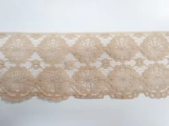 9cm Lace Trim- Cookie Beige #658 -Clothing Fabrics Shop img 0881 2 1
