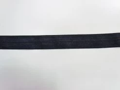 20mm Shiny Fold Over Elastic- Navy #490 -Clothing Fabrics Shop img 0927 1 1