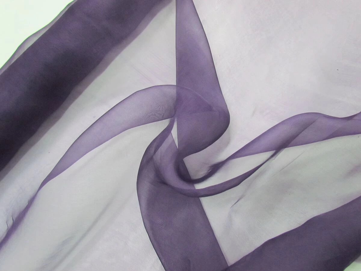 Silk Organza- Duchess Purple #8861 4 Silk Organza- Duchess Purple #8861 - Image 2